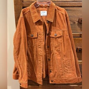 Old Navy Women's Rust Corduroy Jacket